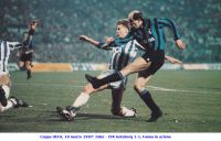 Coppa UEFA, 18 marzo 1987 Inter - IFK Goteborg 1-1 Fanna in azione 