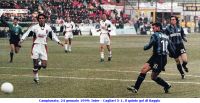 Campionato, 24 gennaio 1999: Inter - Cagliari 5-1, il quinto gol di Baggio