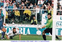 Campionato, 27 settembre 1998 Empoli - Inter 1-2 il gol di Bergomi