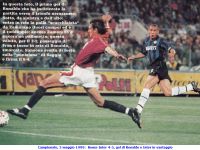 Campionato, 3 maggio 1999:  Roma-Inter 4-5, gol di Ronaldo e Inter in vantaggio