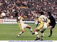Campionato, 4 ottobre 1998: Inter - Perugia 2-0, gol di  Zamorano e Inter in vantaggio