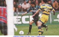 Campionato, 8 maggio 1999: Inter - Parma 1-3, Baggio in azione