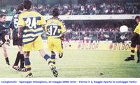 Campionato - Spareggio Champions, 23 maggio 2000: Inter - Parma 3-1, Baggio riporta l'Inter in vantaggio