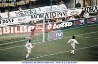 Campionato, 13 febbraio 2000: Inter - Torino 1-1, il gol di Vieri