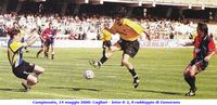 Campionato, 14 maggio 2000: Cagliari - Inter 0-2, il raddoppio di Zamorano