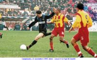 Campionato, 21 novembre 1999: Inter - Lecce 6-0, il gol di Zanetti