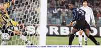 Coppa Italia, 12 aprile 2000: Lazio - Inter 2-1, il gol di Seedor