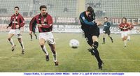 Coppa Italia, 12 gennaio 2000: Milan - Inter 2-3, gol di Vieri e Inter in vantaggio