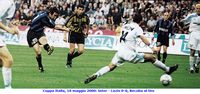 Coppa Italia, 18 maggio 2000  Inter - Lazio 0-0 Recoba al tiro