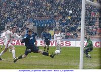 Campionato, 28 gennaio 2001: Inter - Bari 1-1, il gol di Vieri