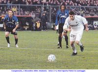 Campionato, 2 dicembre 2001: Atalanta - Inter 2-4, Vieri riporta l'Inter in vantaggio