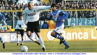 Campionato, 9 dicembre 2001: Brescia - Inter 1-3, Ronaldo porta in vantaggio l'Inter