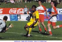 Amichevole, 4 luglio 2002: Bormiese - Inter 0-13, Kallon in gol