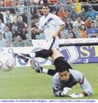 Campionato, 22 settembre 2002: Reggina - Inter 1-2, gol di Vieri e Inter in vantaggio