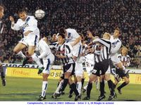 Campionato, 23 marzo 2003: Udinese - Inter 2-1, Di Biagio in azione