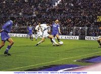 Campionato, 3 novembre 2002: Como - Inter 0-2, Vieri porta in vantaggio l'Inter