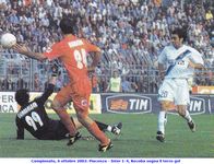 Campionato, 6 ottobre 2002: Piacenza - Inter 1-4, Recoba segna il terzo gol