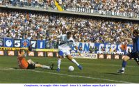 Campionato, 16 maggio 2004: Empoli - Inter 2-3, Adriano segna il gol del 1 a 3