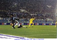 Campionato, 21 dicembre 2003: Lazio - Inter 2-1, il gol di Vieri