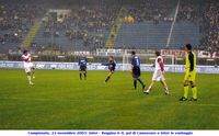 Campionato, 22 novembre 2003: Inter - Reggina 6-0, gol di Cannavaro e Inter in vantaggio