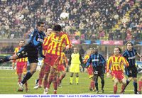 Campionato, 6 gennaio 2004: Inter - Lecce 3-1, Cordoba porta l'Inter in vantaggio