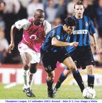 Champions League, 17 settembre 2003: Arsenal - Inter 0-3, Cruz sfugge a Vieira