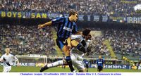 Champions League, 30 settembre 2003: Inter - Dynamo Kiev 2-1, Cannavaro in azione