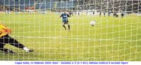 Coppa Italia, 12 febbraio 2004: Inter - Juventus 2-2 (6-7 dcr), Adriano realizza il secondo rigore