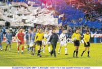 Coppa UEFA, 8 aprile 2004: O. Marsiglia - Inter 1-0, le due squadre entrano in campo