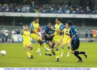 Campionato, 11 settembre 2004: Chievo Verona - Inter 2-2, il gol di Adriano del definitivo pareggio