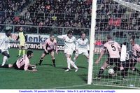 Campionato, 30 gennaio 2005: Palermo - Inter 0-2, Vieri  porta l'Inter in vantaggio