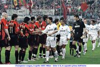 Champions League, 6 aprile 2005: Milan - Inter 2-0, le squadre prima dell'inizio