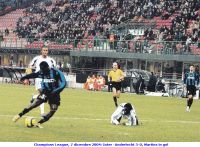 Champions League, 7 dicembre 2004: Inter -Anderlecht 3-0, Martins in gol