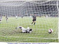 Champions League, 1 novembre 2005: Inter - Porto 2-1, il gol di Cruz del 1 a 1