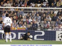 Champions League, 4 aprile 2006: Villareal - Inter 1-0, una parata di Toldo