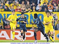Champions League, 4 aprile 2006: Villareal - Inter 1-0, una azione di gioco