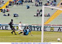 Coppa Italia, 11 aprile 2006: Udinese - Inter 2-2, gol di Pizarro del 1 a 2