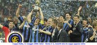 Coppa Italia, 11 maggio 2006: Inter - Roma 3-1, Zanetti alza la coppa appena vinta