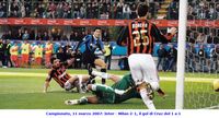 Campionato, 11 marzo 2007: Inter - Milan 2-1, il gol di Cruz del 1 a 1